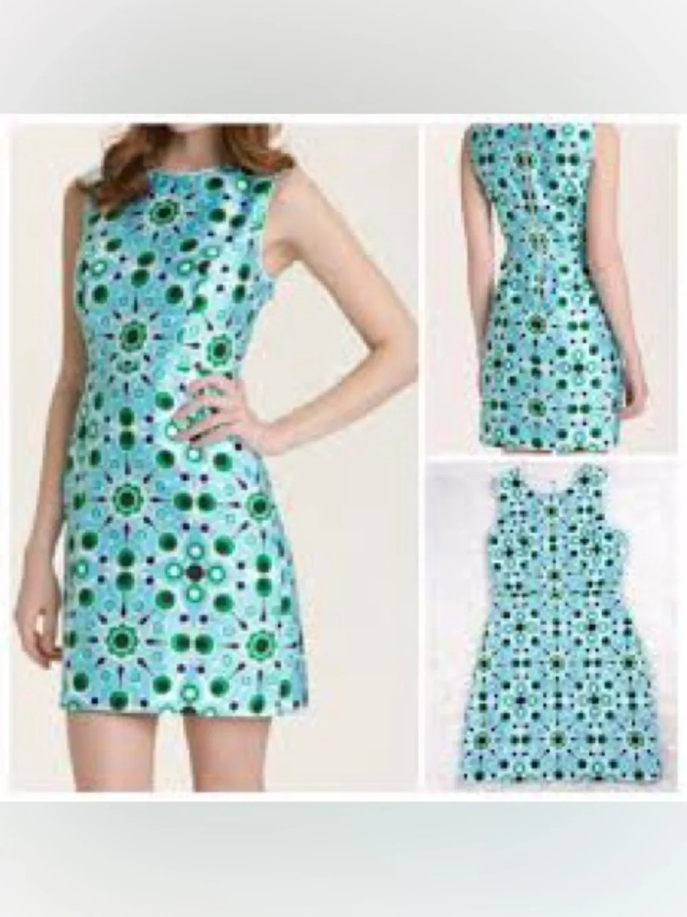 Kate Spade Mariam Silk & Cotton Blend Sheath Mod Dress Size 0
